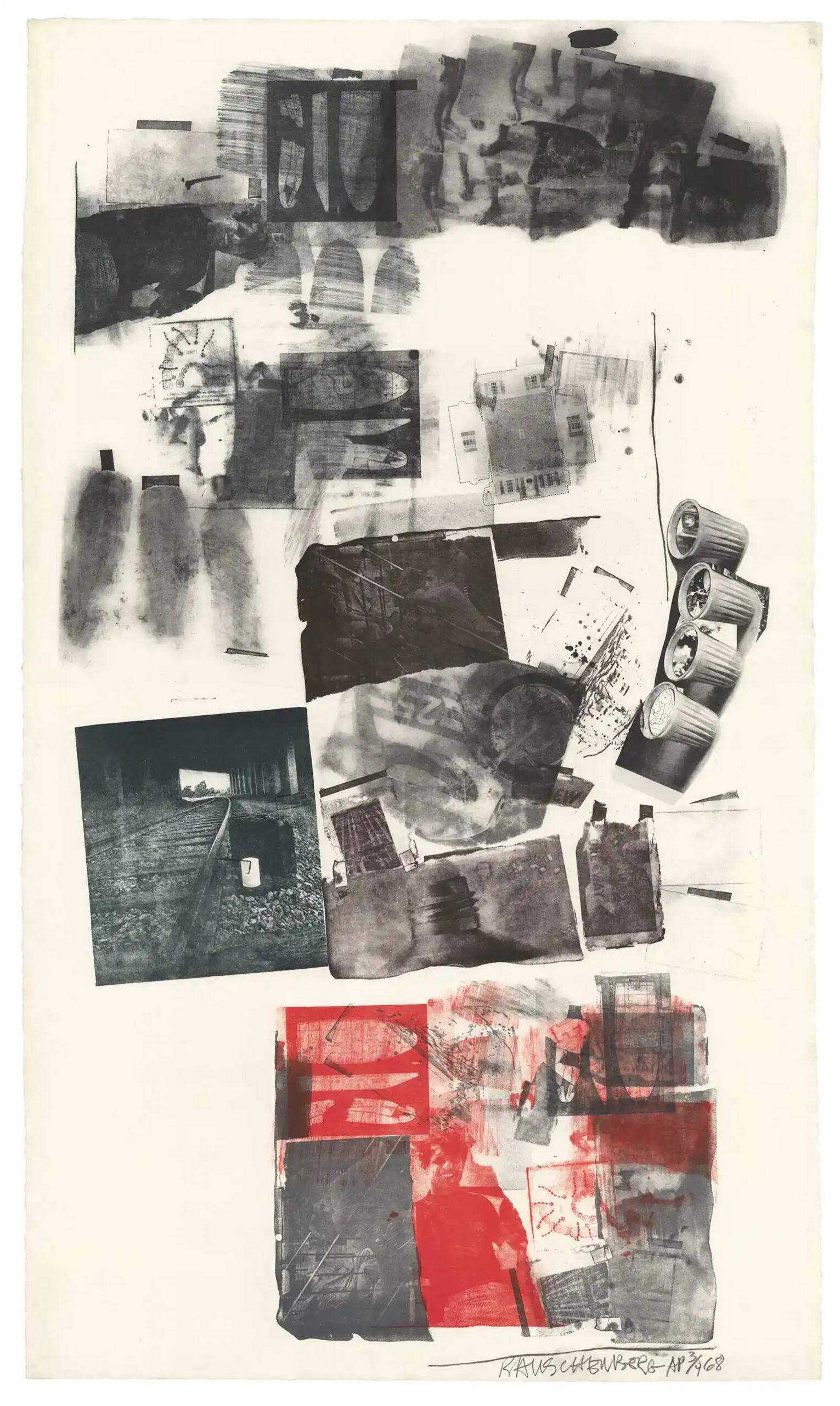 Water Stop by Robert Rauschenberg