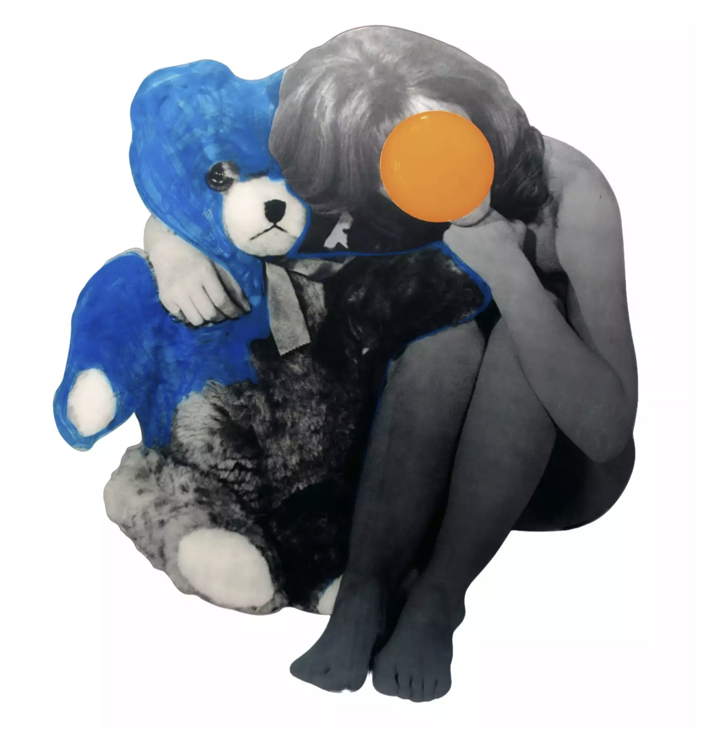 Girl with Teddy Bear by John Baldessari