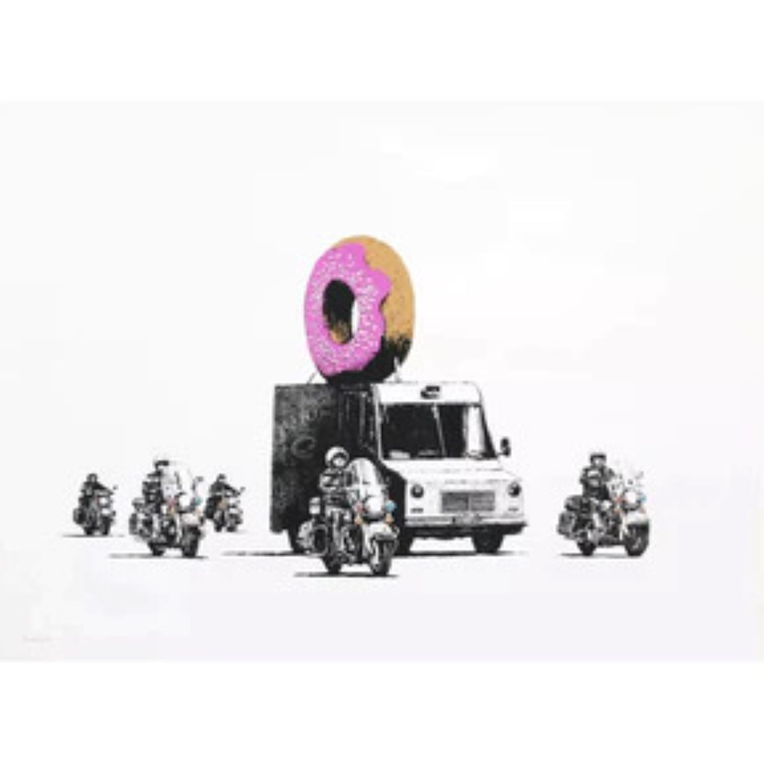 Donuts – Strawberry by Banksy