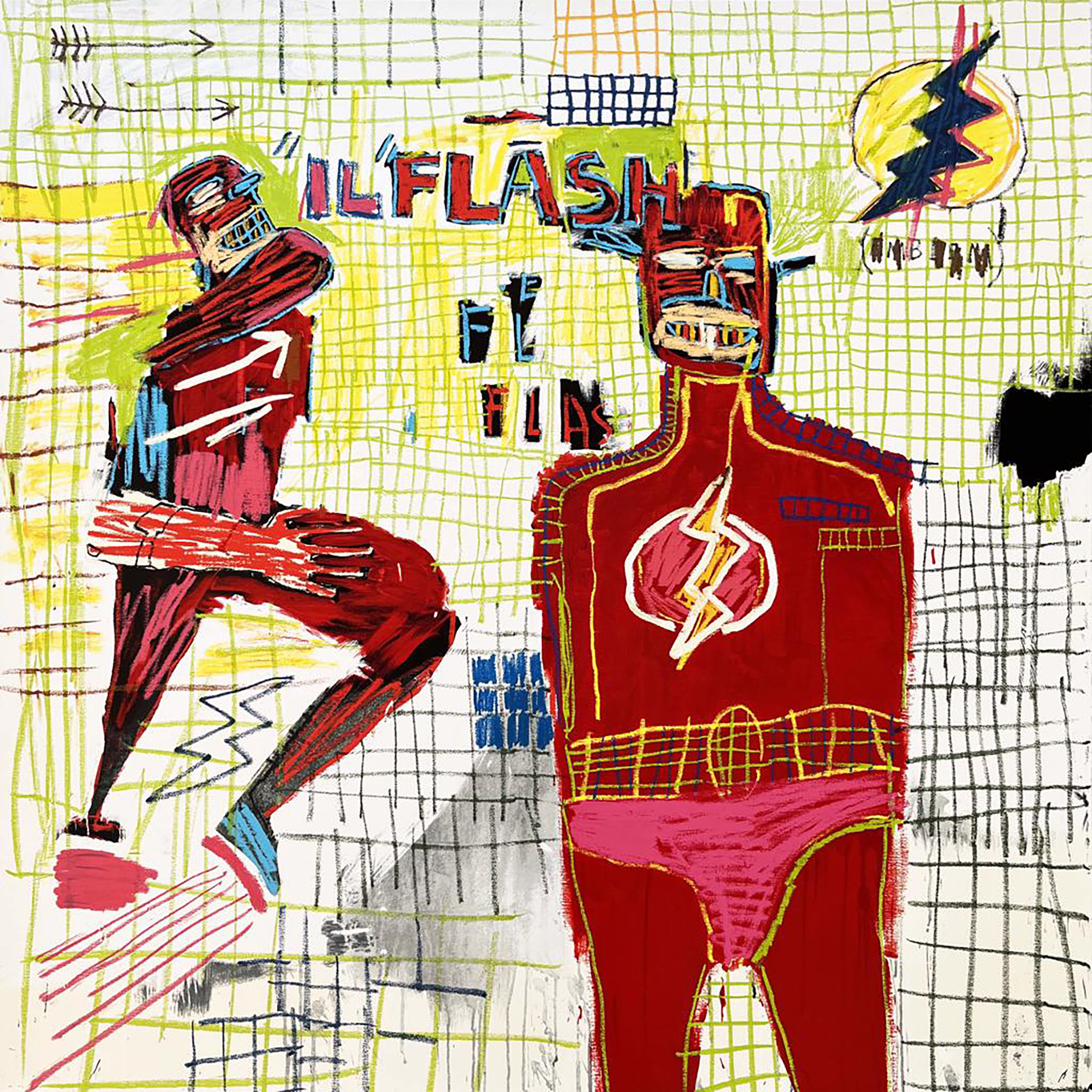 Flash in Naples by Jean-Michel Basquiat