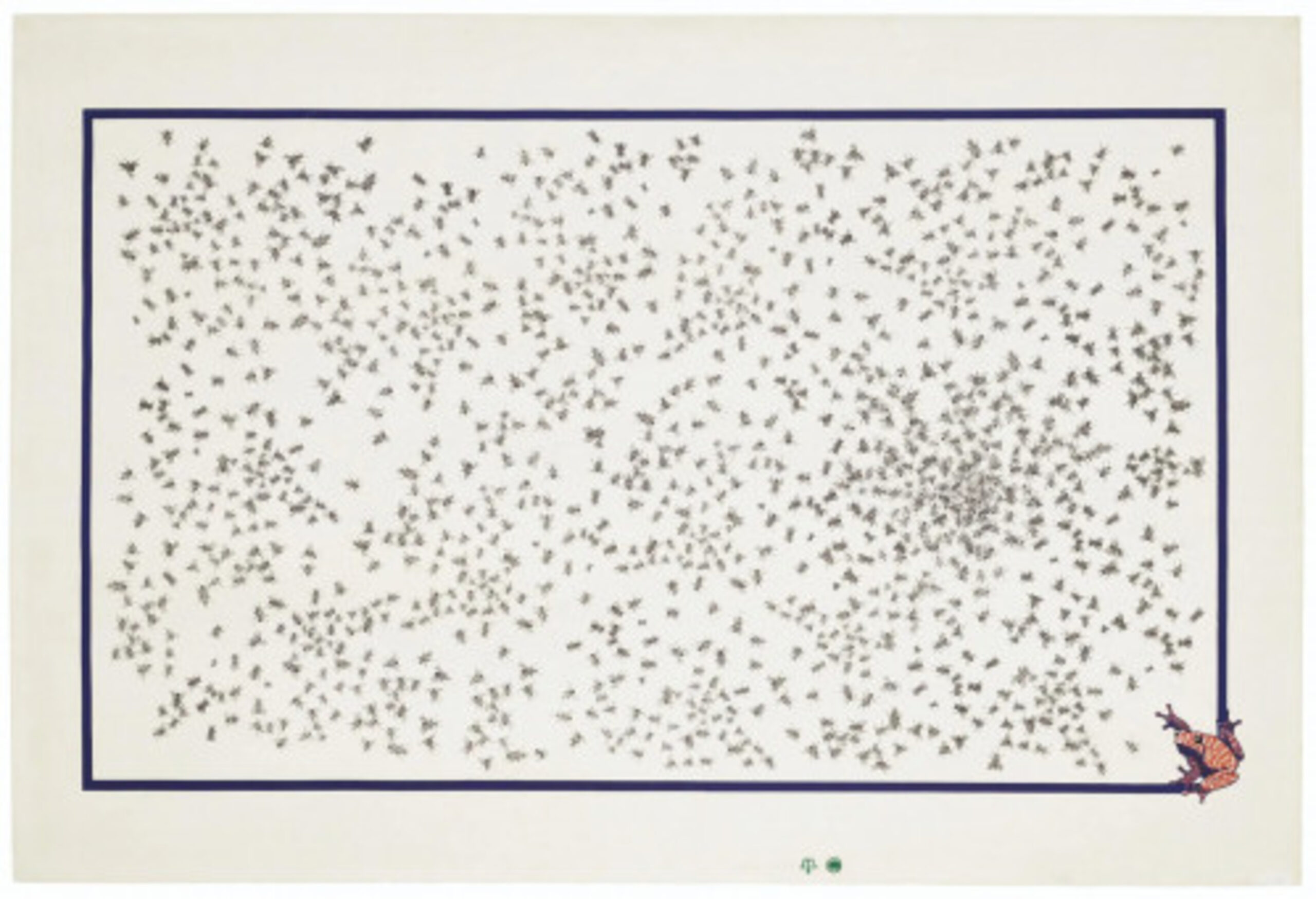 Flies and Frog by Ed Ruscha