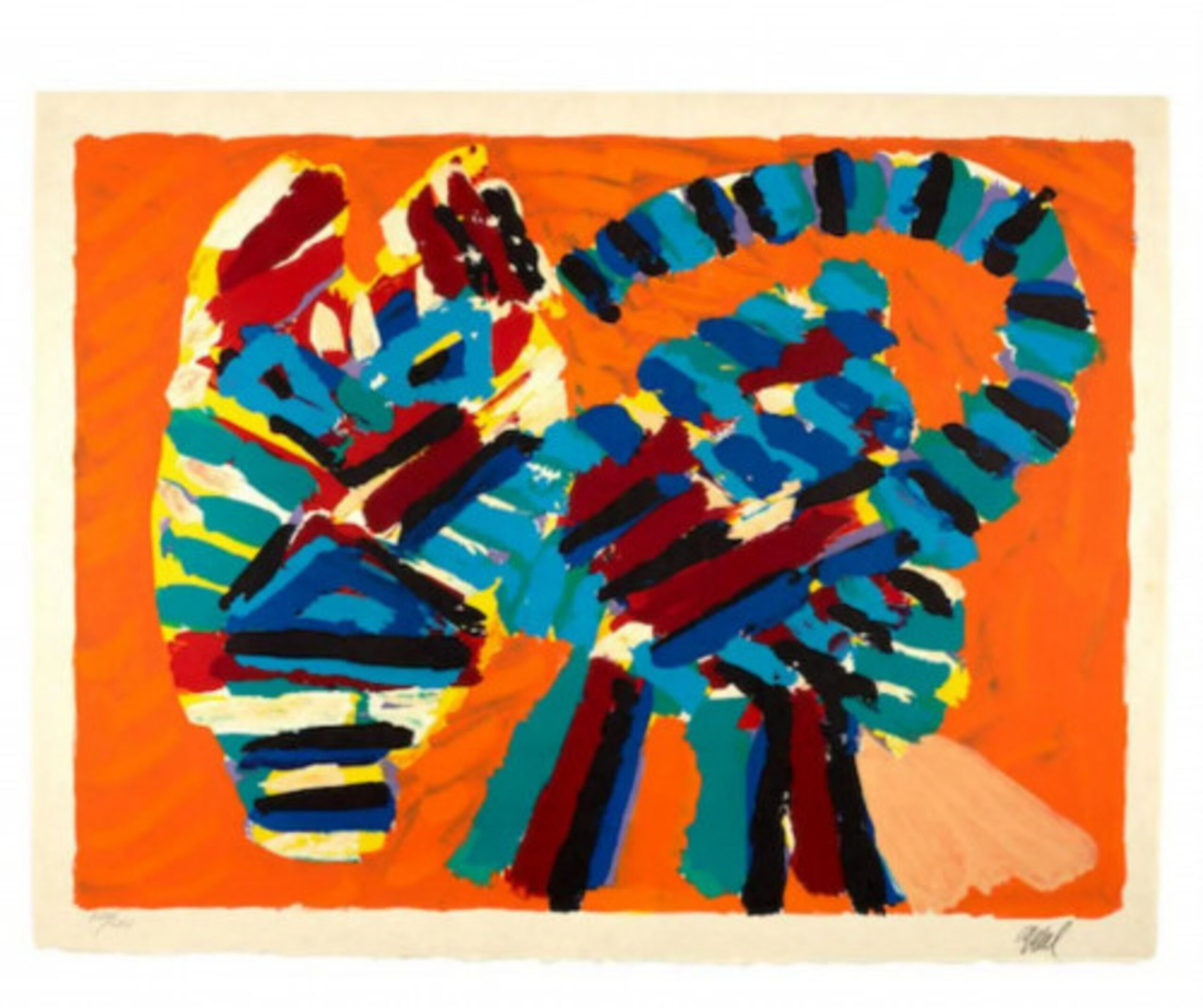 Sunshine Cat by Karel Appel