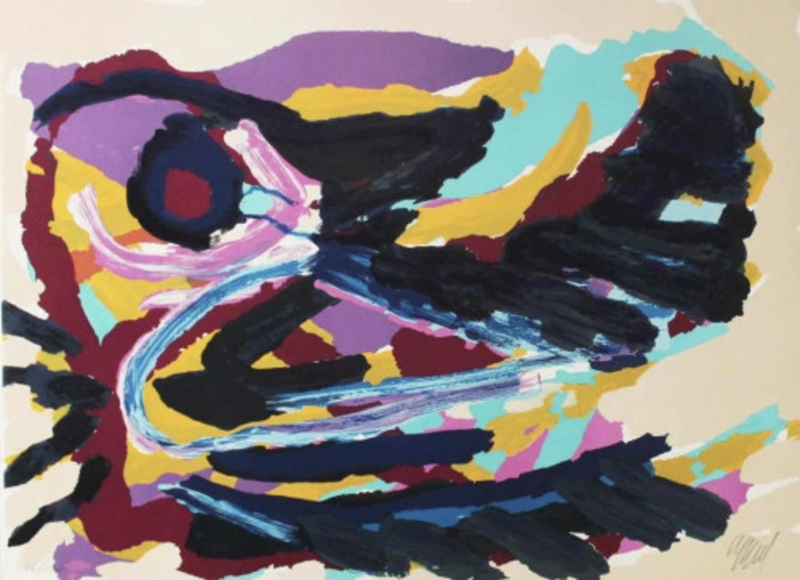 Nesting Bird by Karel Appel