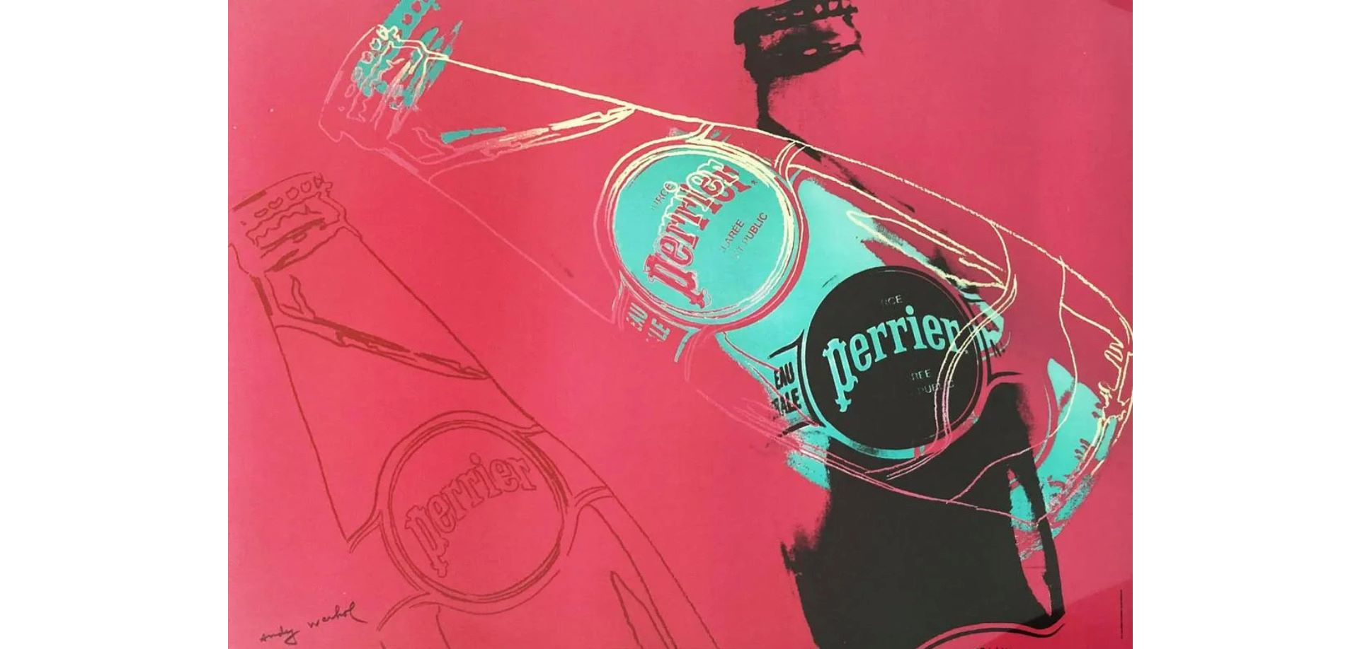 Perrier – red by Andy Warhol