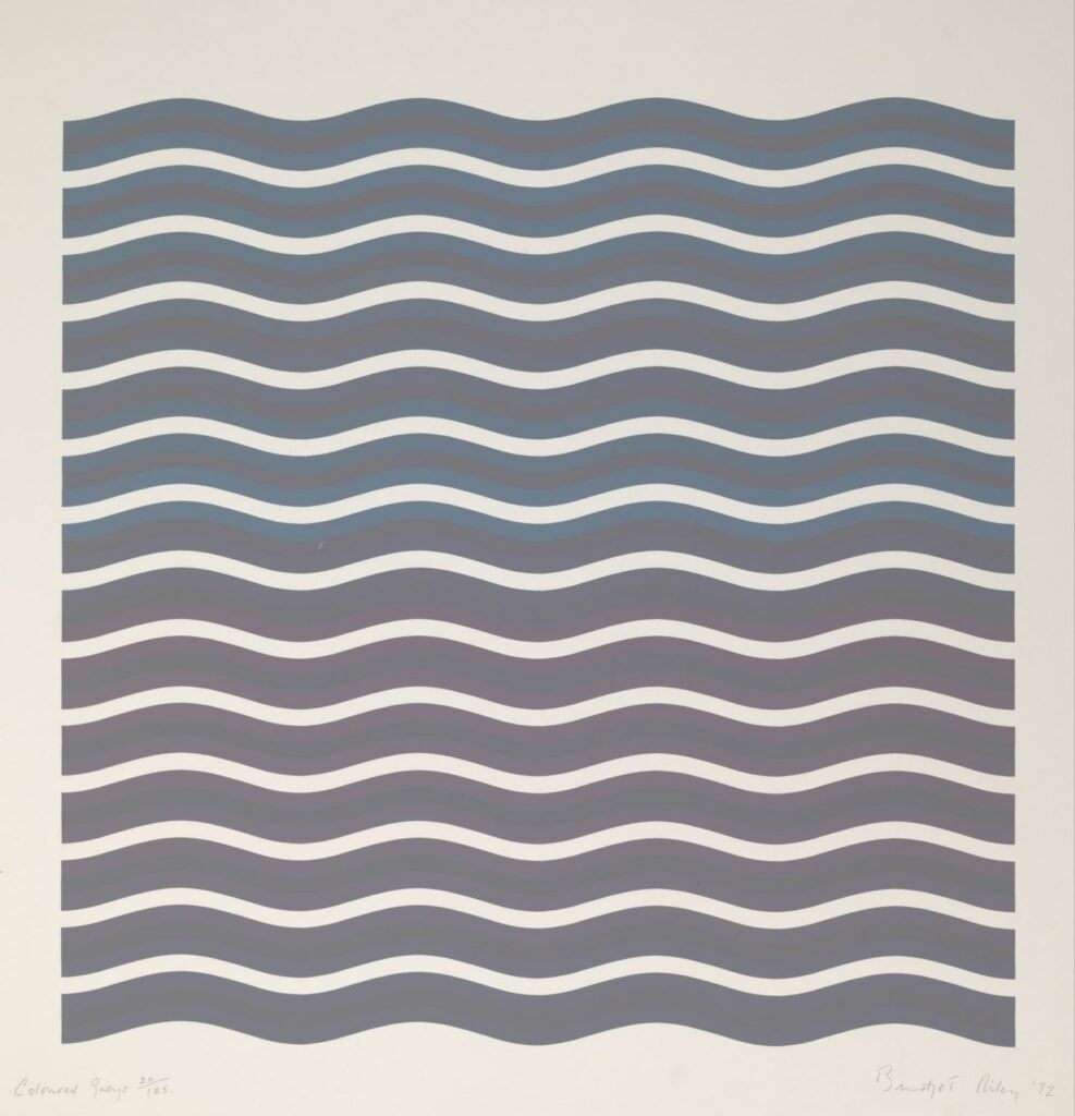 Coloured Greys II Bridget Riley