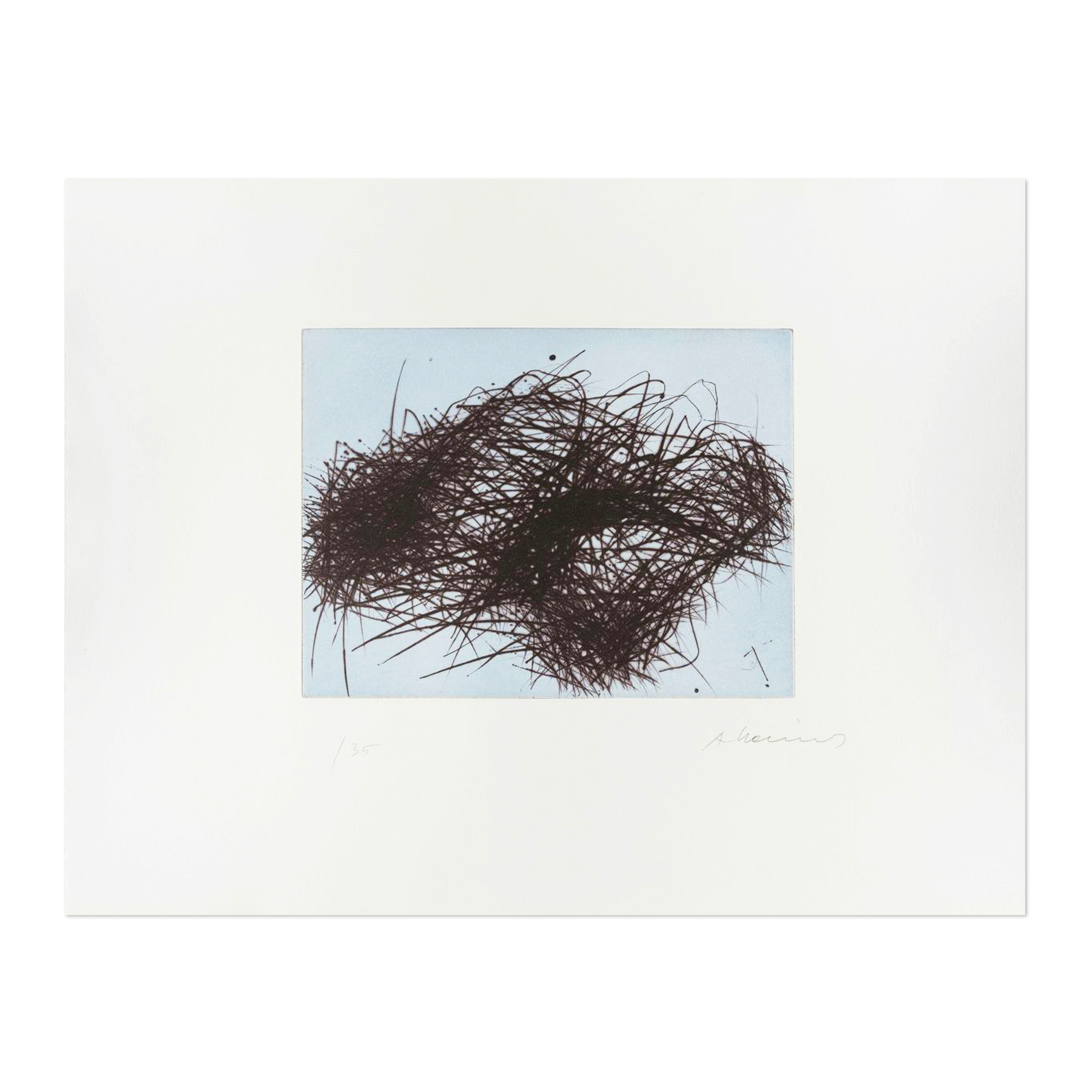 Drahtwolke by Arnulf Rainer