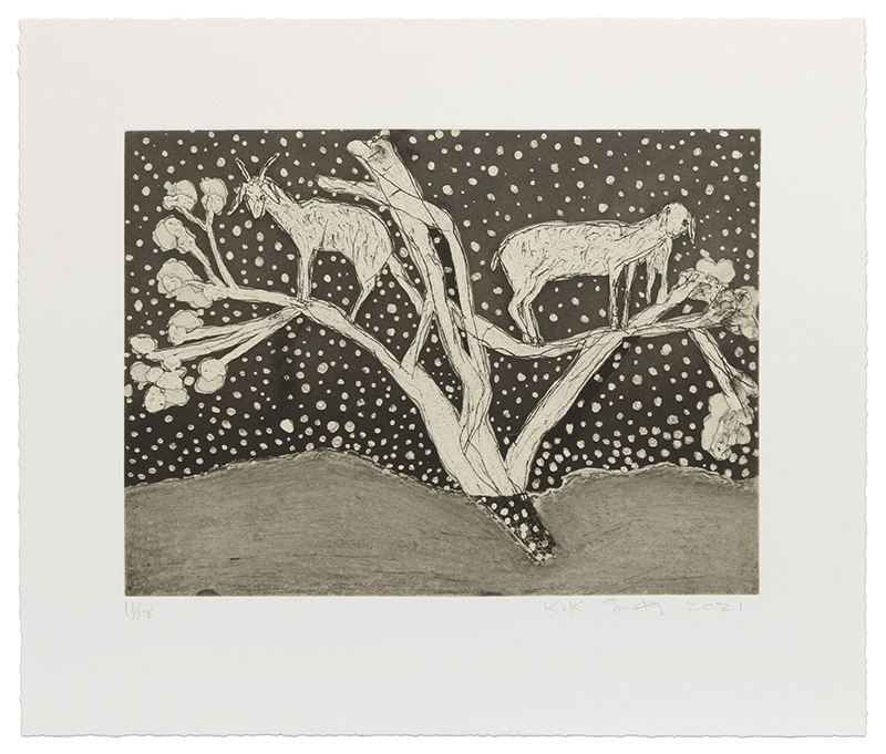 Goats in Trees by Kiki Smith