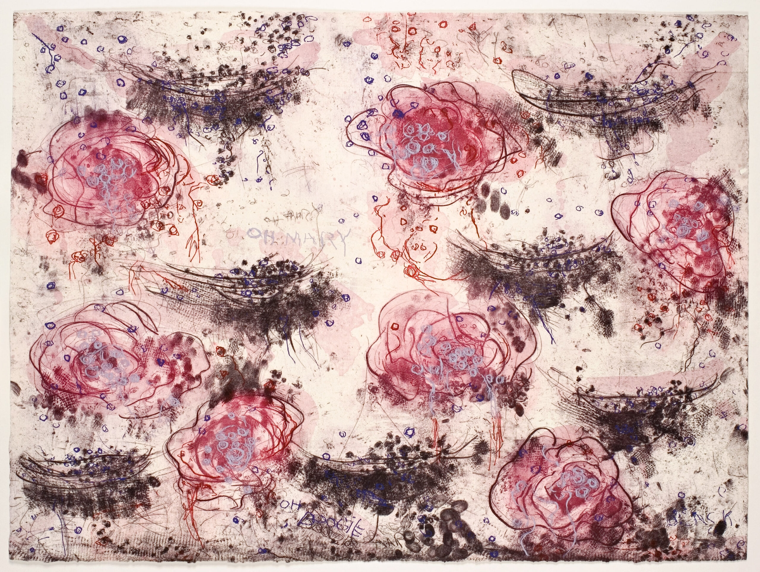 Wild Roses by Joan Snyder