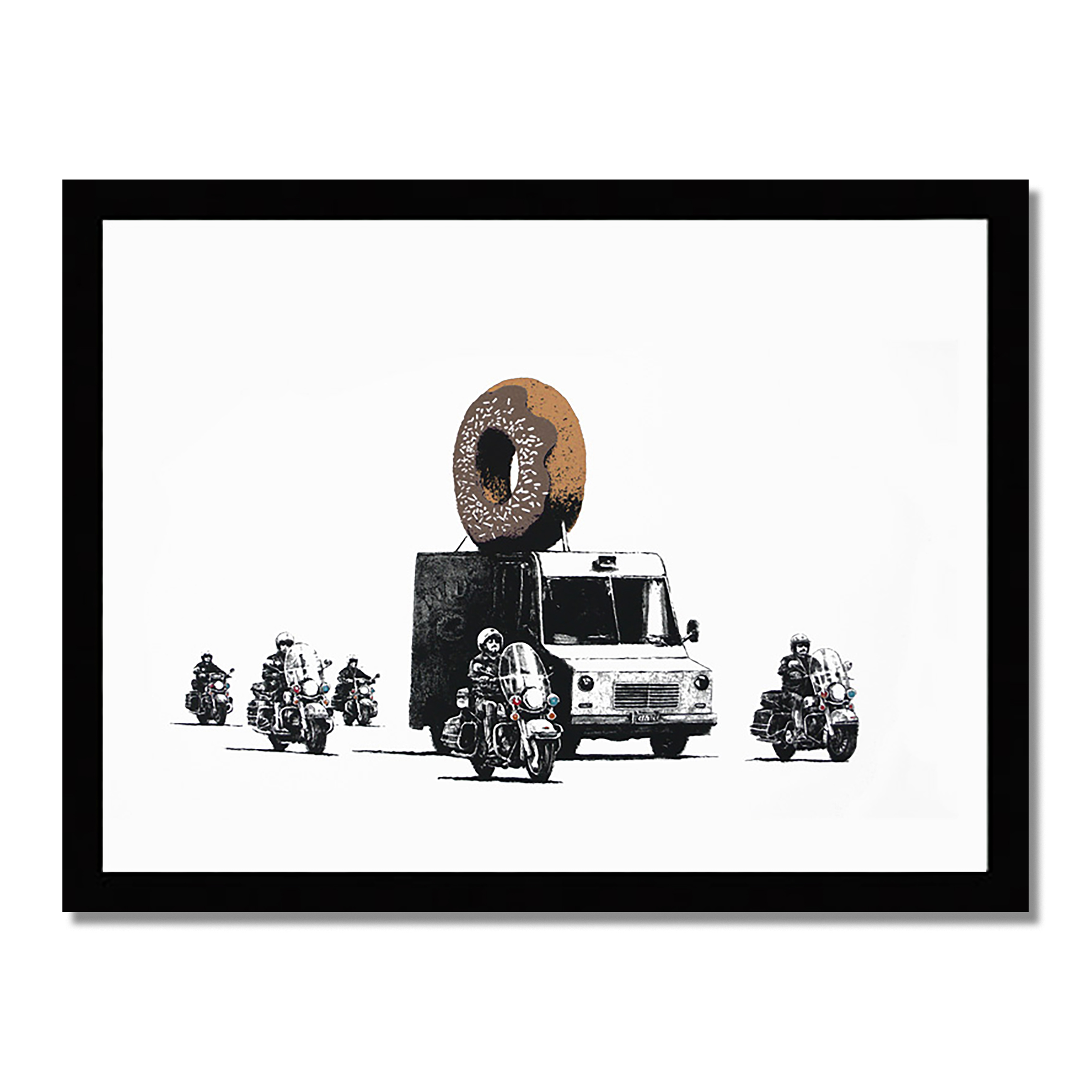 Chocolate Donut by Banksy