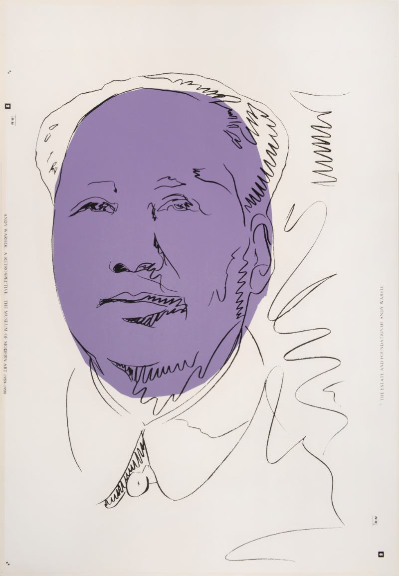 Mao, Wallpaper by Andy Warhol