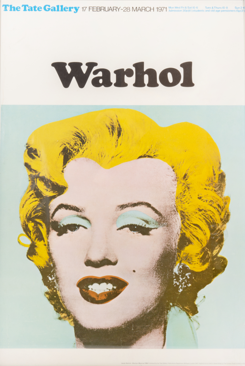 Marilyn, Tate Gallery Poster by Andy Warhol