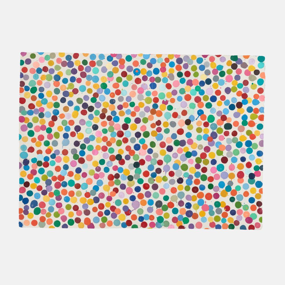 8899. The fucking highway’s longer (from The Currency) by Damien Hirst