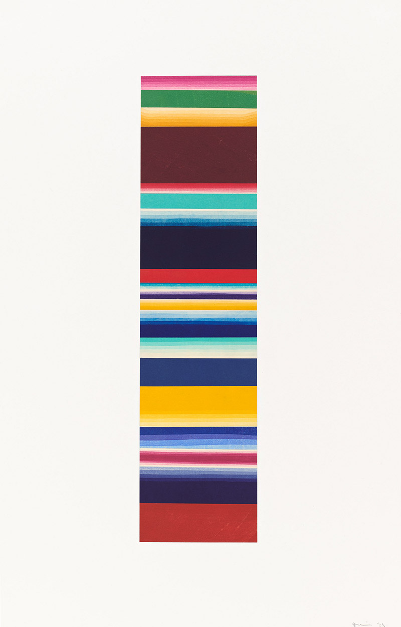 Multicolored Stripes in a Shape II by Yasu Shibata