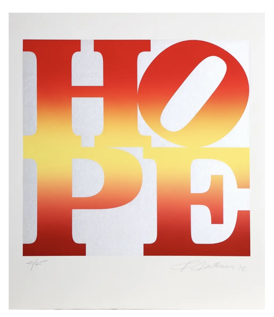 Autumn, from Four Seasons of Hope by Robert Indiana