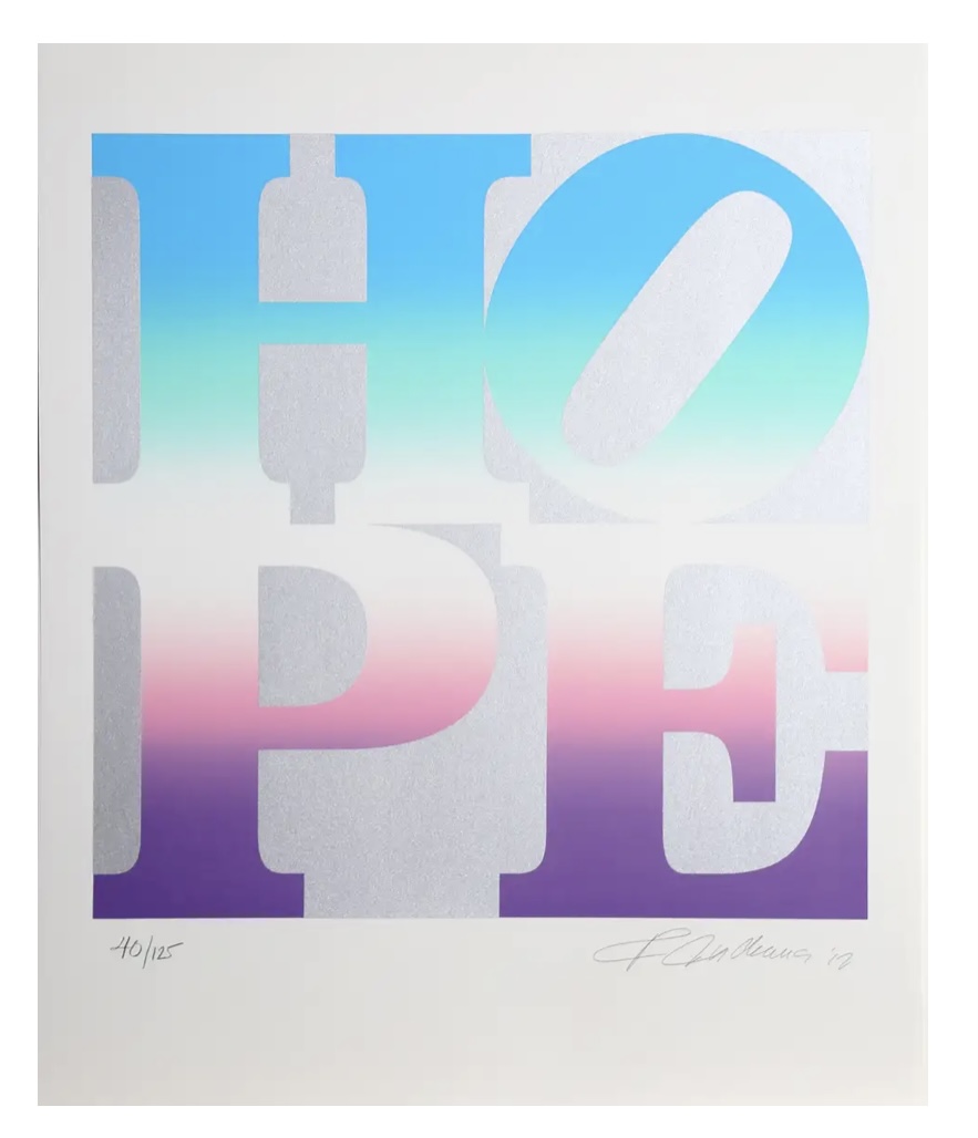 Spring, from Four Seasons of Hope by Robert Indiana