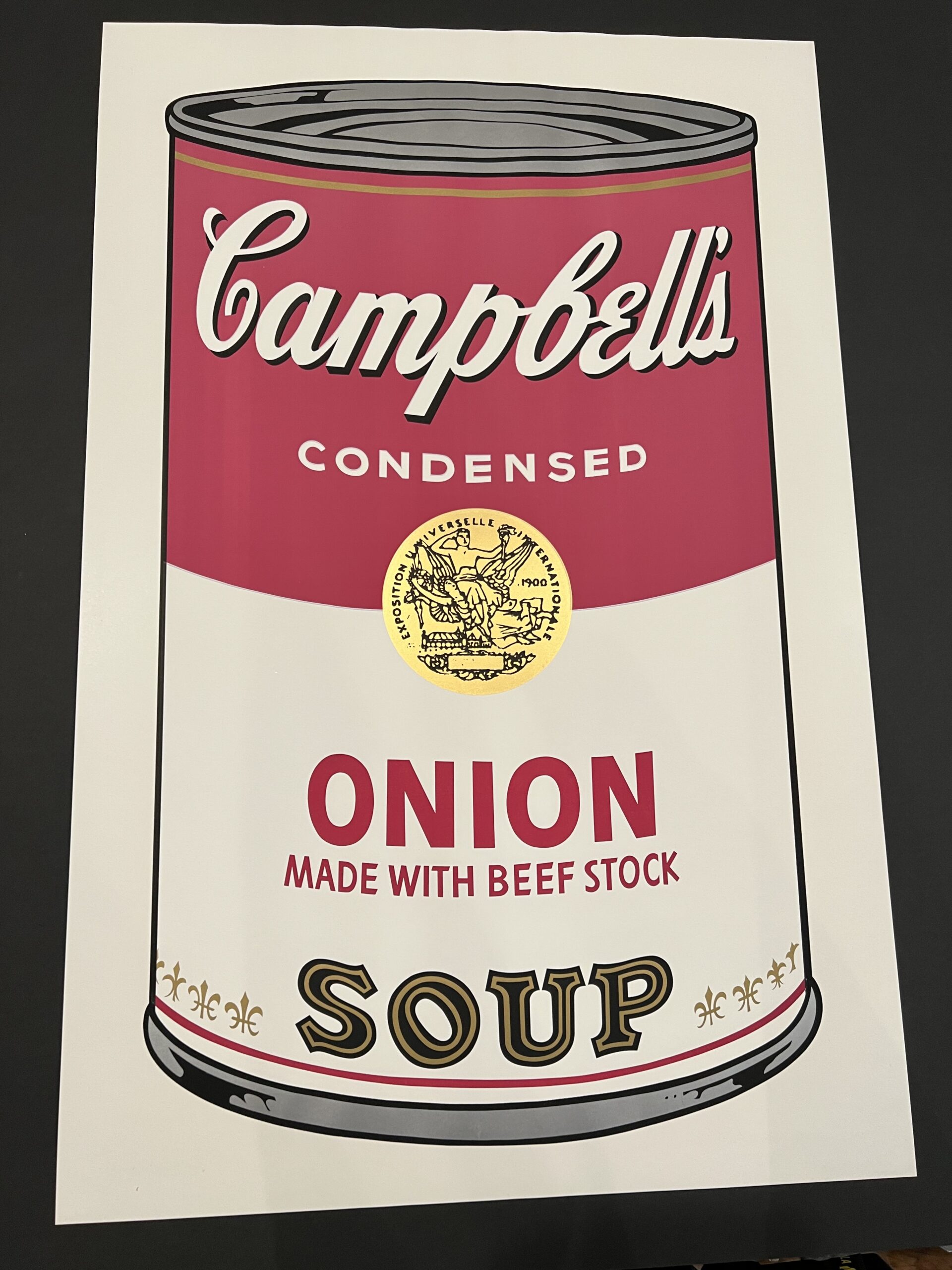 Onion Made With Beef Stock Soup by Andy Warhol