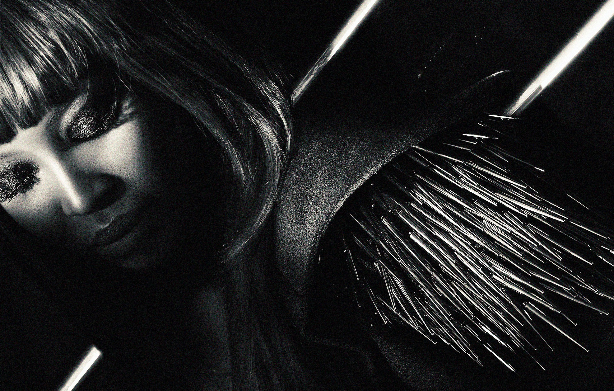 Naomi Campbell, In The Dark, London by Markus Klinko