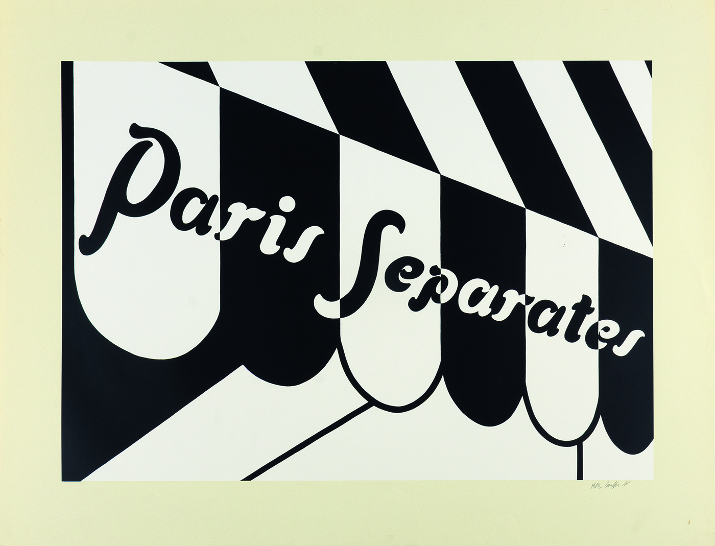 Paris Separates by Patrick Caulfield