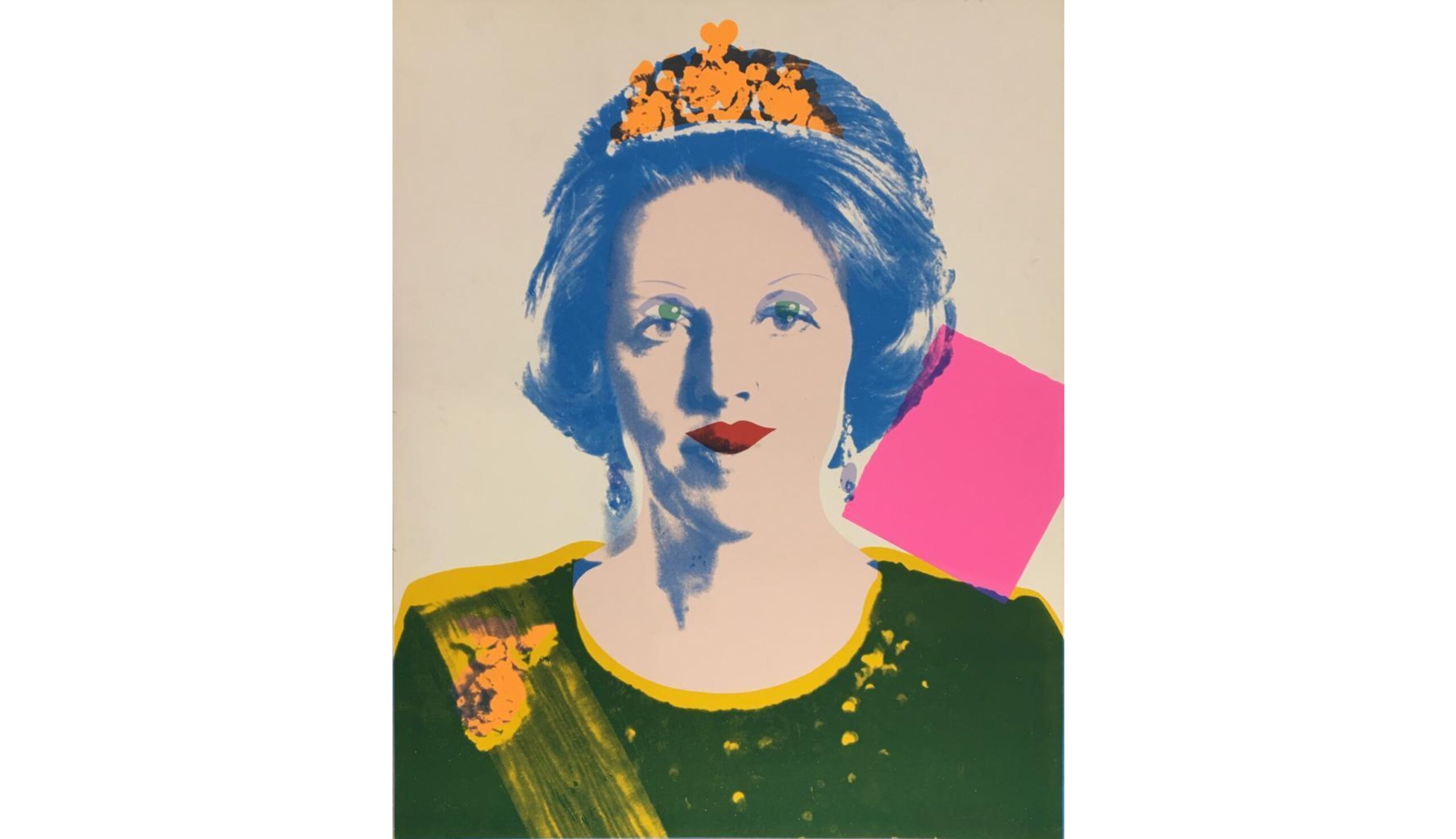 Reigning Queens: Queen Beatrix of the Netherlands by Andy Warhol