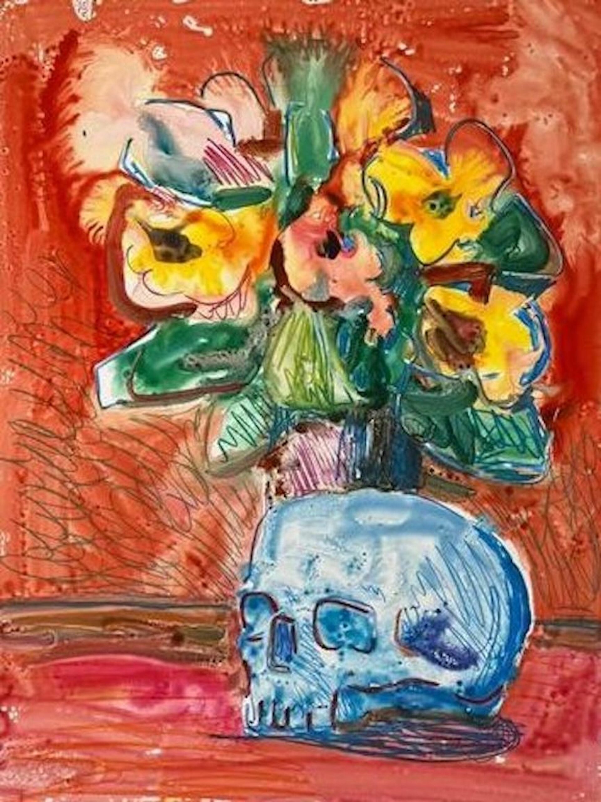 Flower and Skull by Tomory Dodge