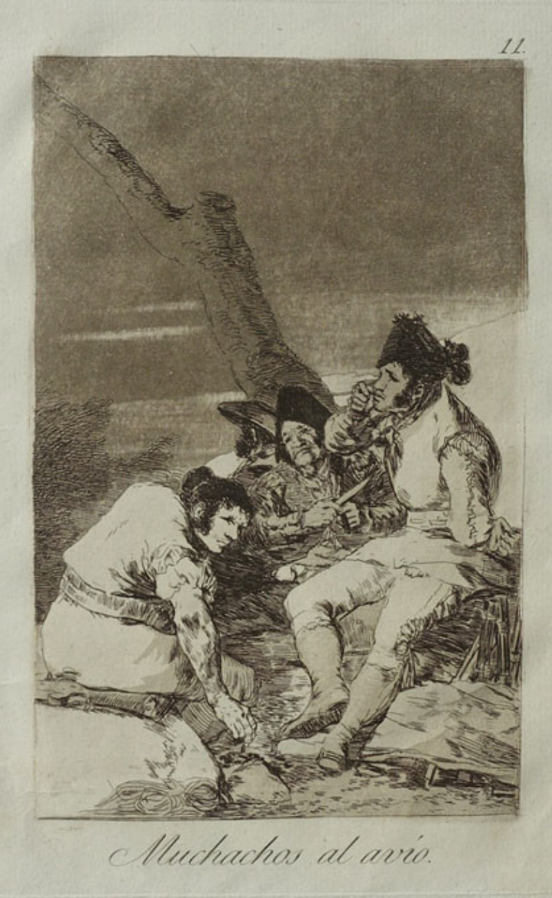 Muchachos al avio by Francisco Goya