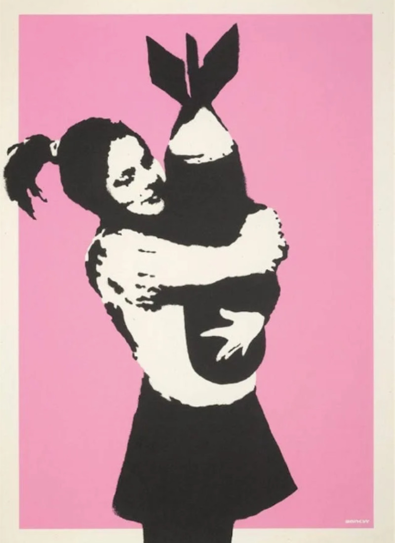 Bomb Hugger by Banksy