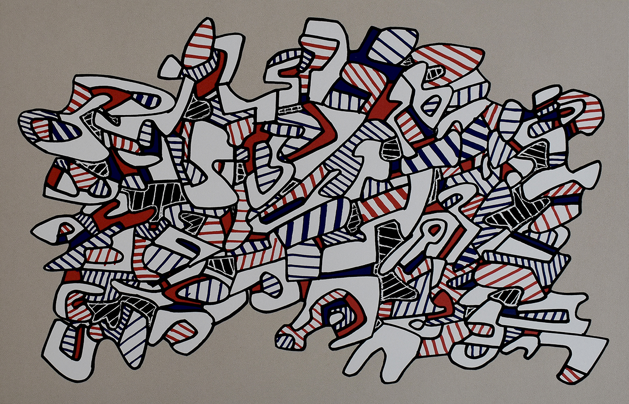 Galloping Race, from: Fables by Jean Dubuffet