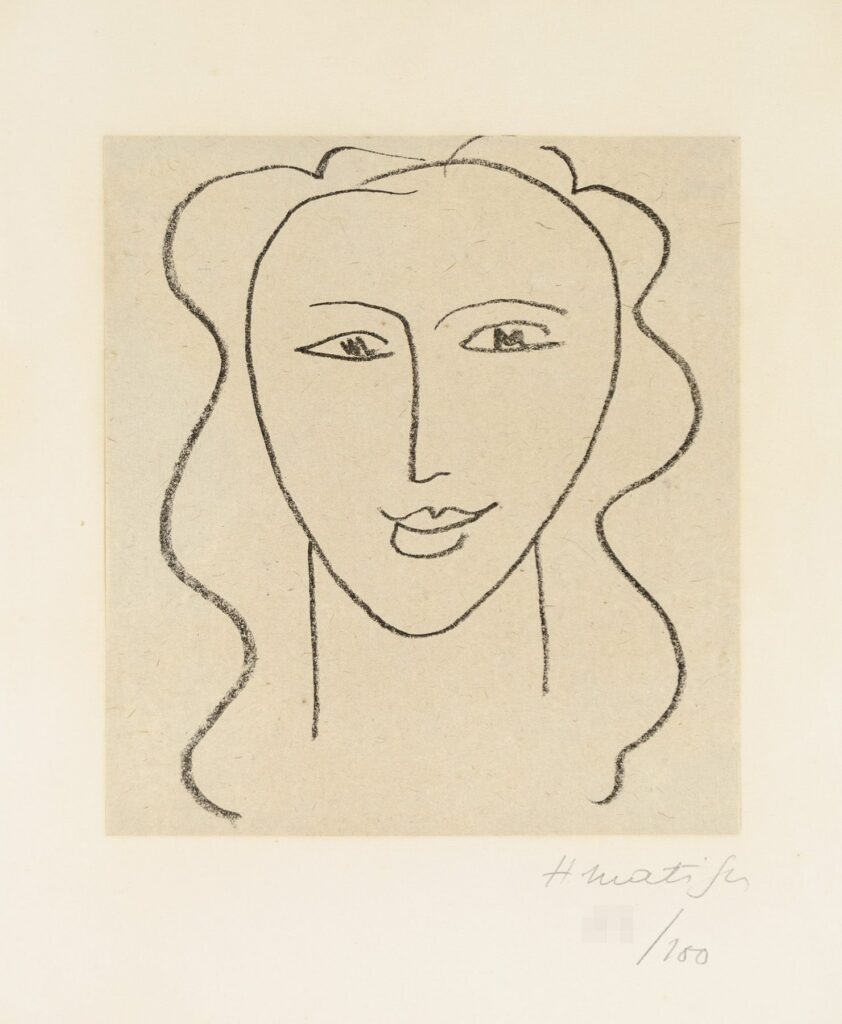 Study for the Virgin – Face by Henri Matisse