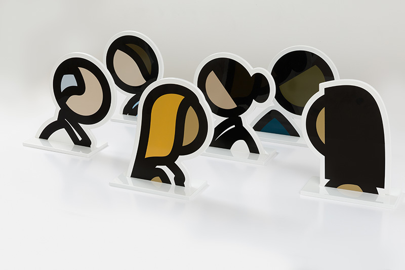 Heads by Julian Opie