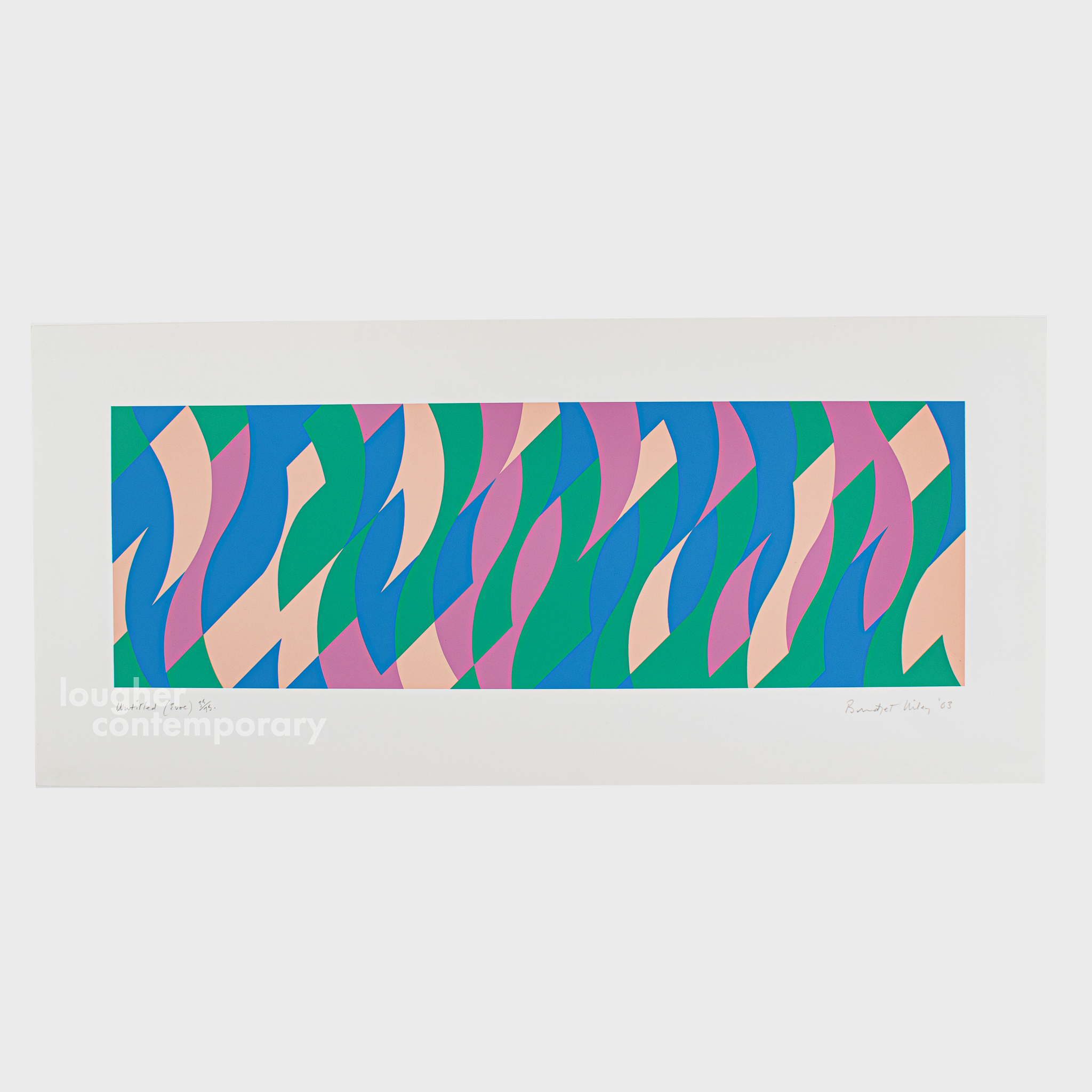 Untitled (Evoe) by Bridget Riley