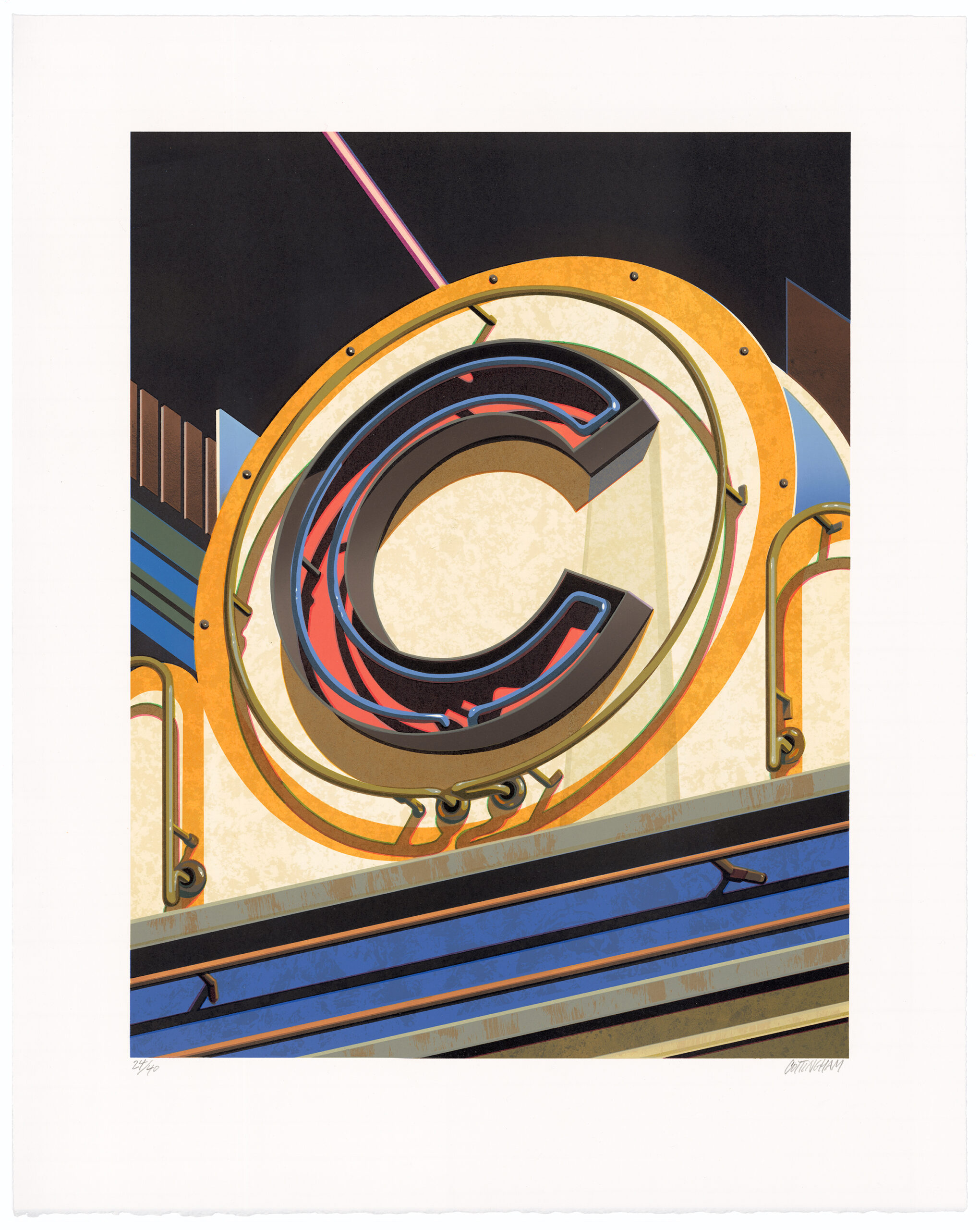 An American Alphabet: C by Robert Cottingham