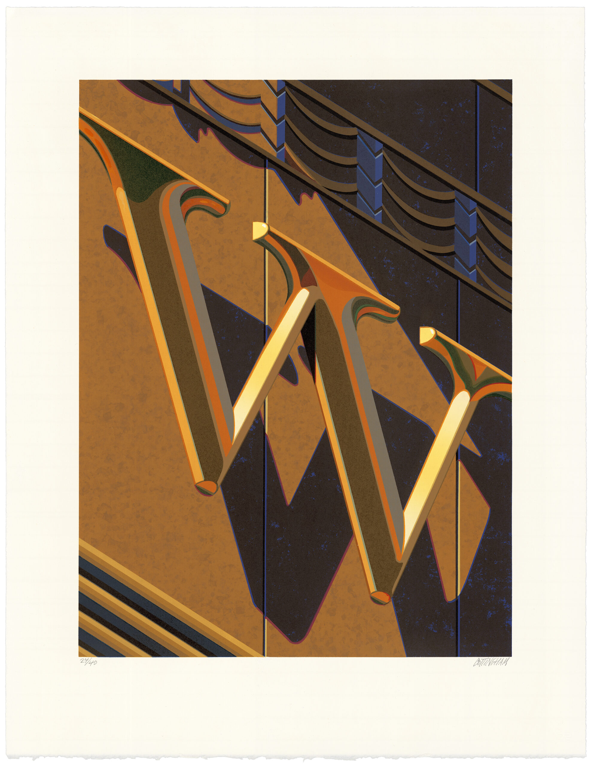 An American Alphabet: W by Robert Cottingham