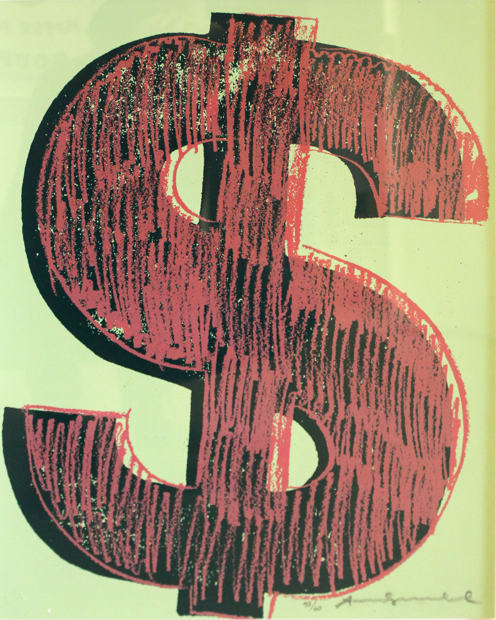 Dollar Sign 274 by Andy Warhol