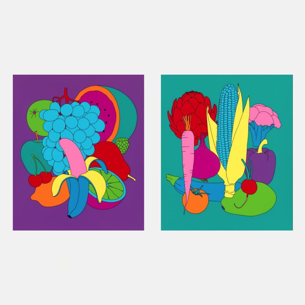 Domesticated Nature (set of 2) by Michael Craig-Martin