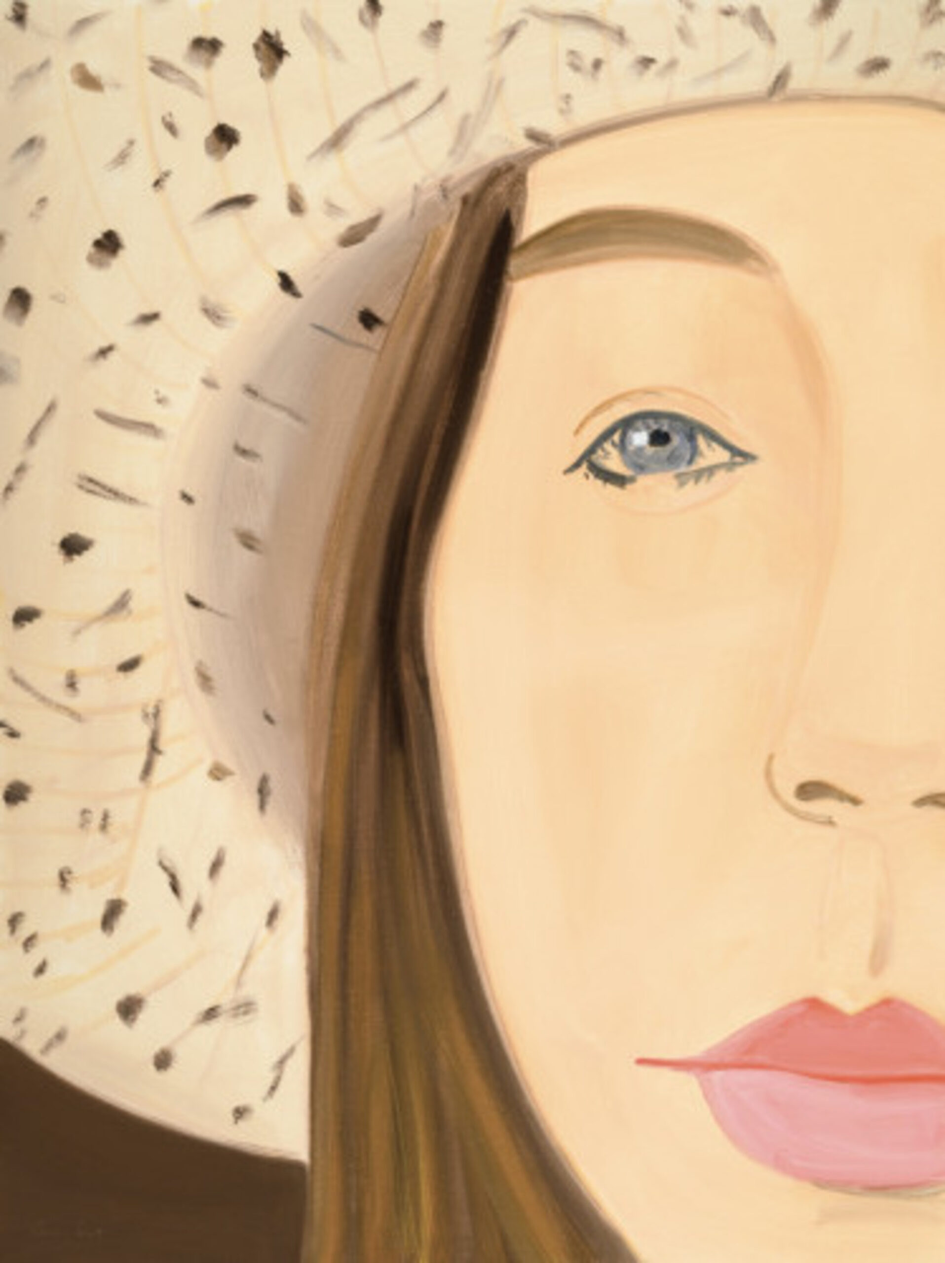 Straw Hat 2 by Alex Katz