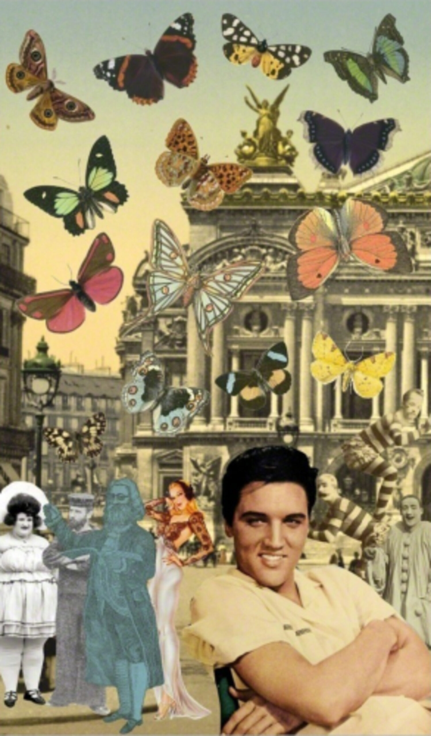 Elvis in Paris by Peter Blake