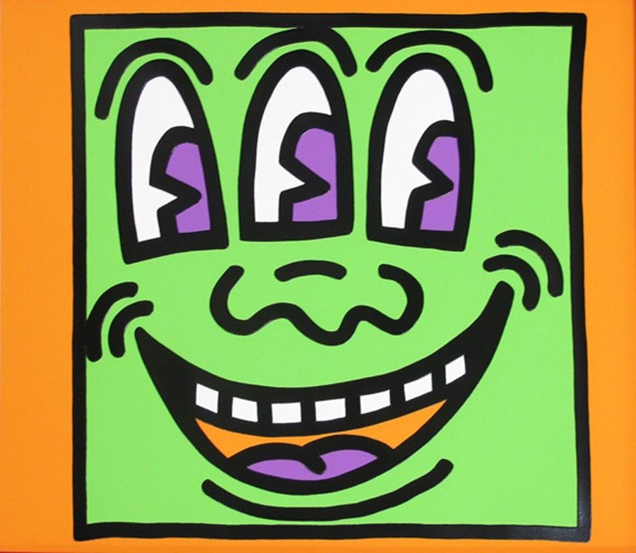 Smiling Face by Keith Haring