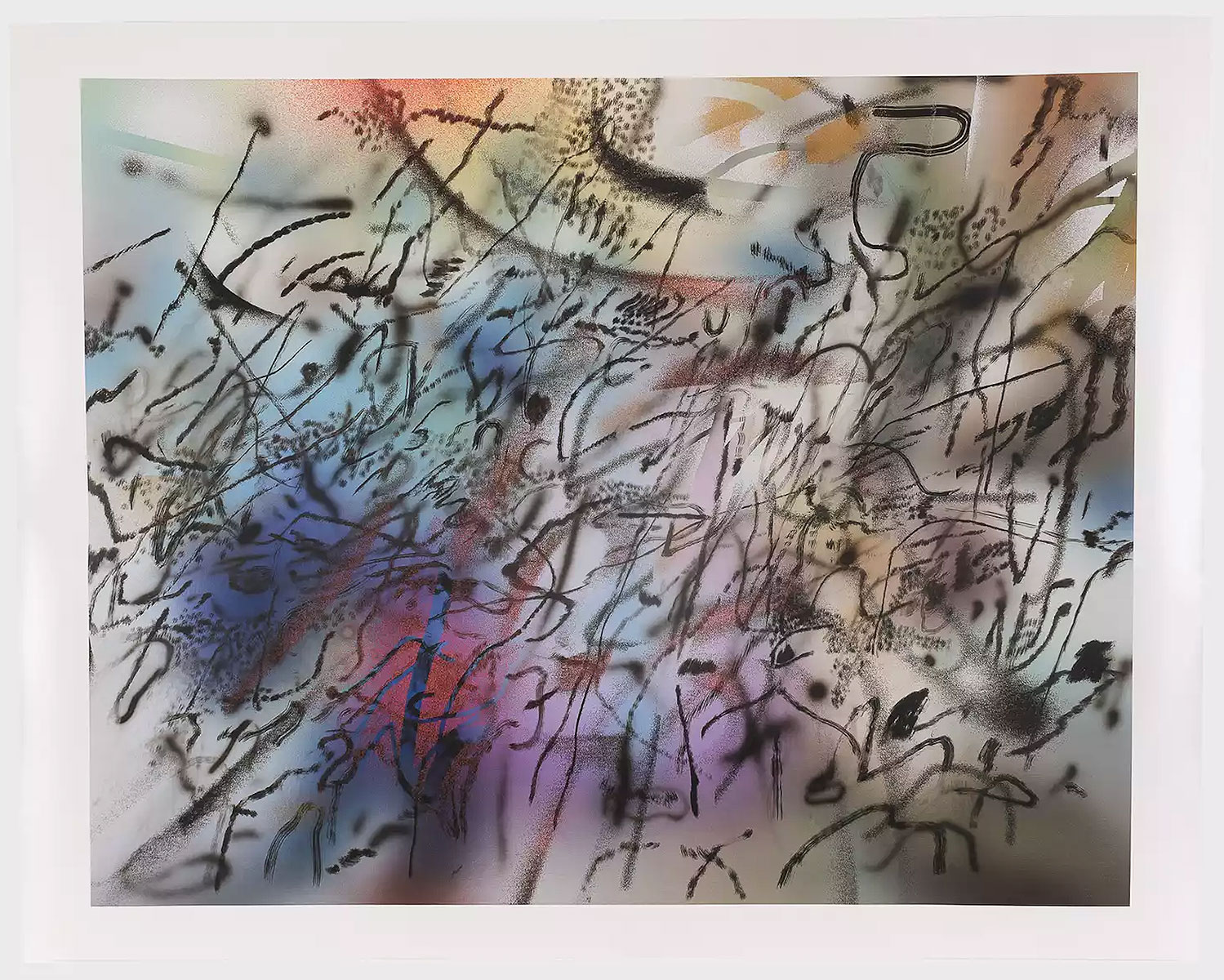 Among the Multitude III by Julie Mehretu