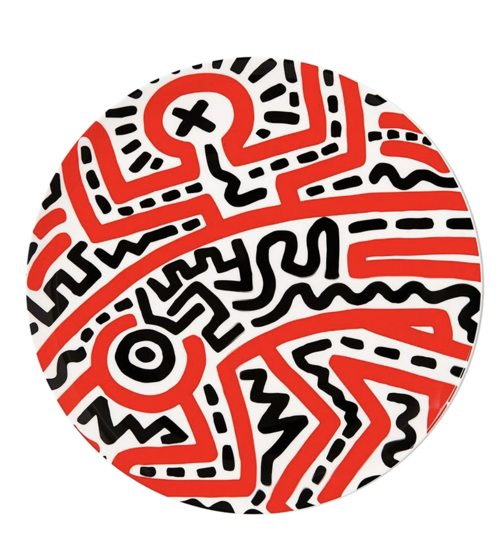 Artist Plate Project by Keith Haring