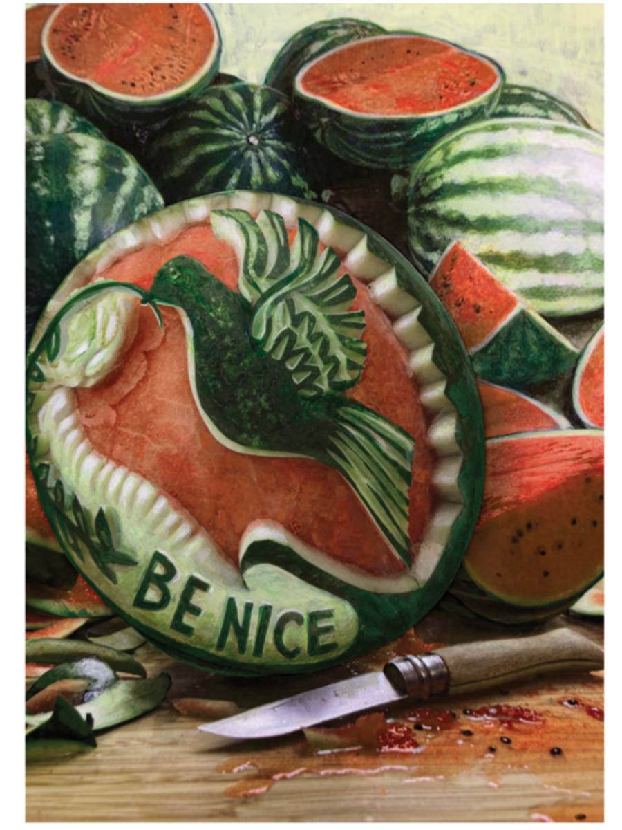 Be Nice (Watermelon) by Lisa Brice