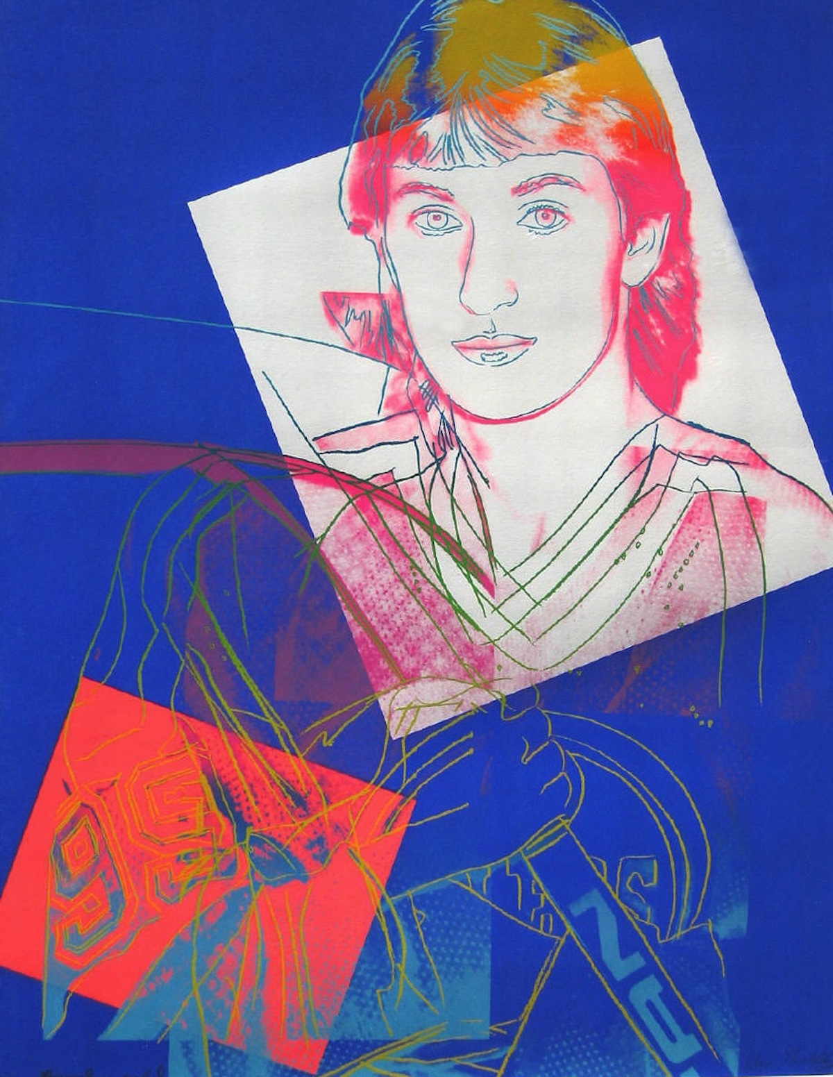 Wayne Gretzky (FS II.306) by Andy Warhol