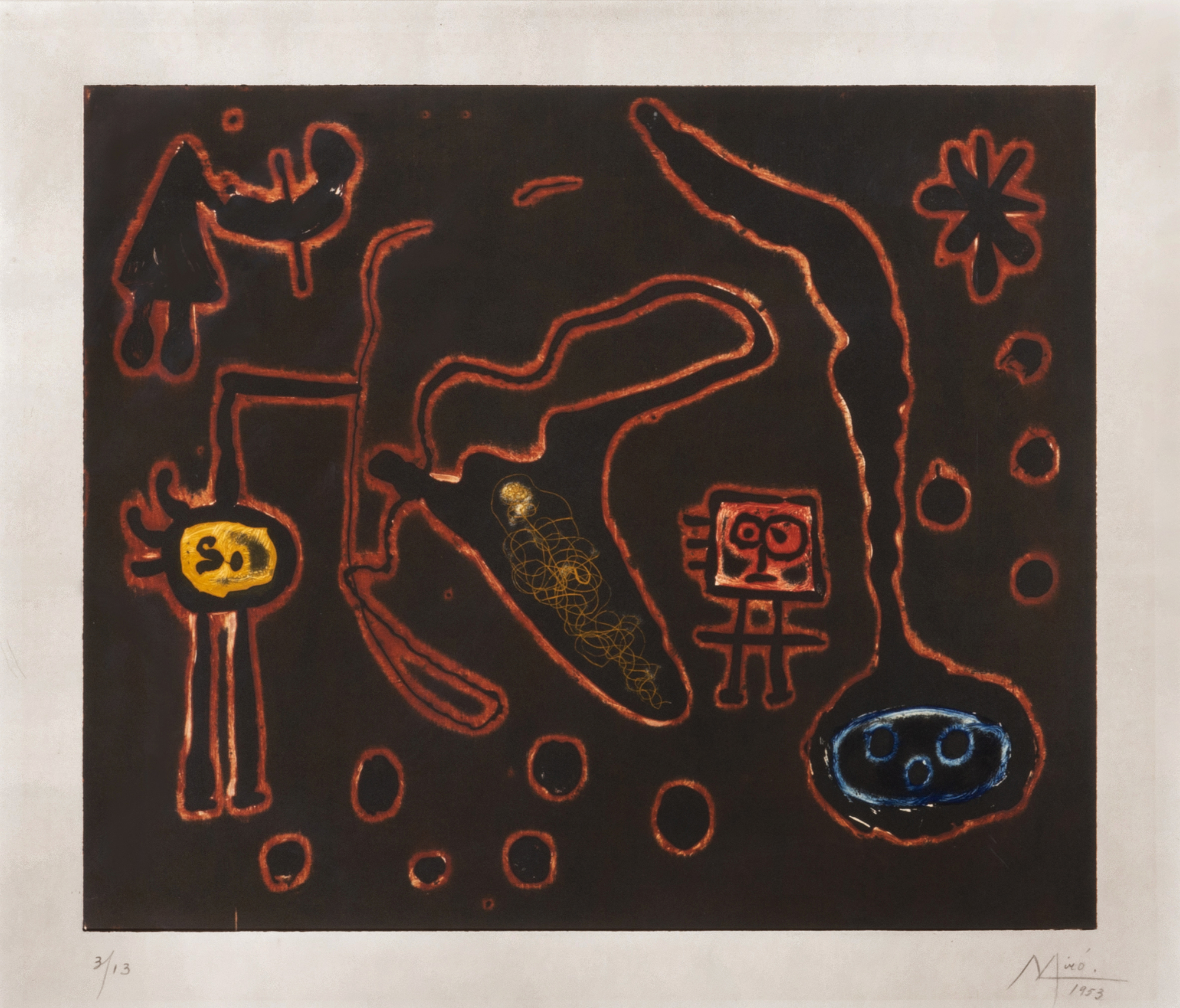 Composition V, from: Series II by Joan Miró