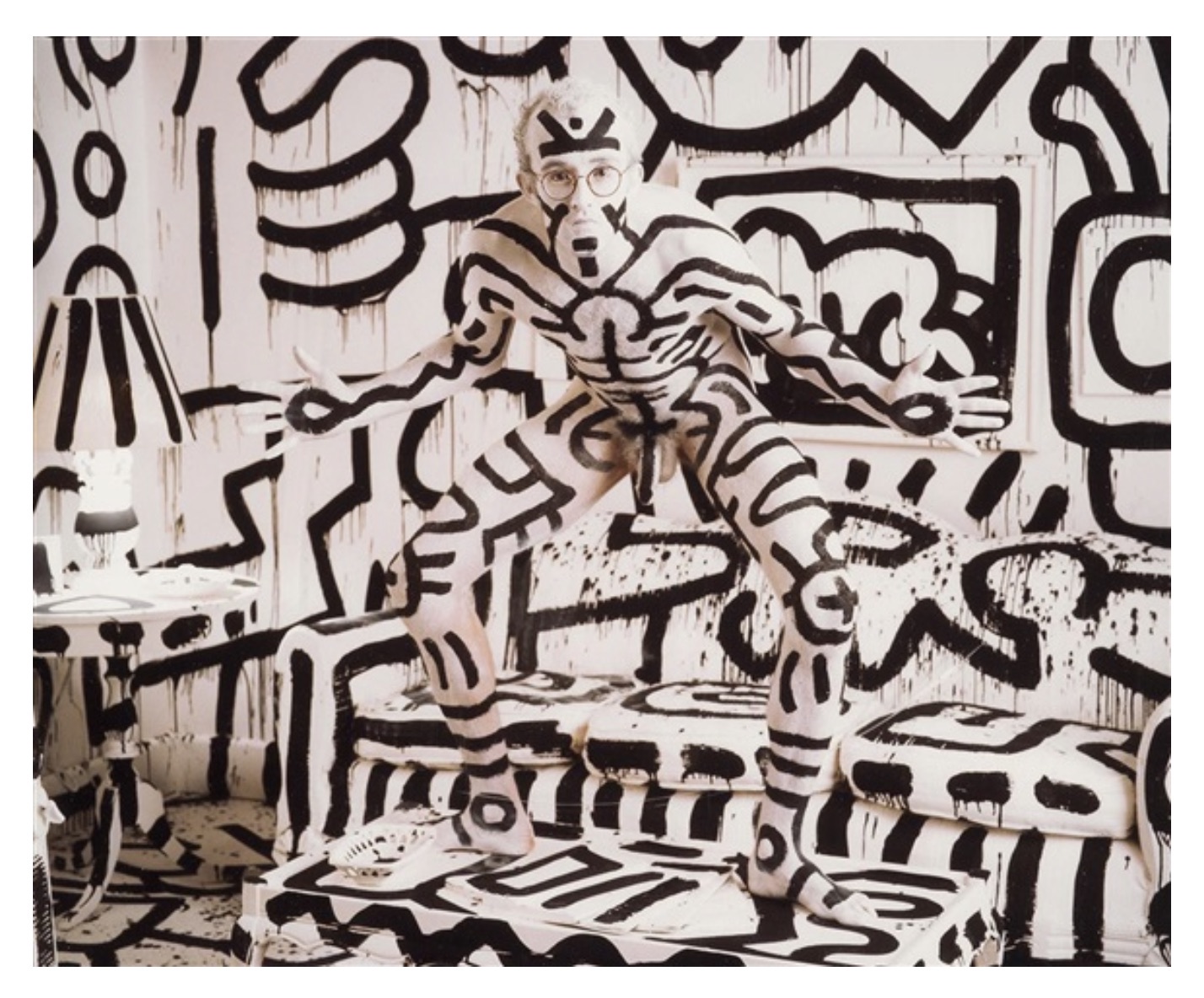 Keith Haring, New York by Annie Leibovitz