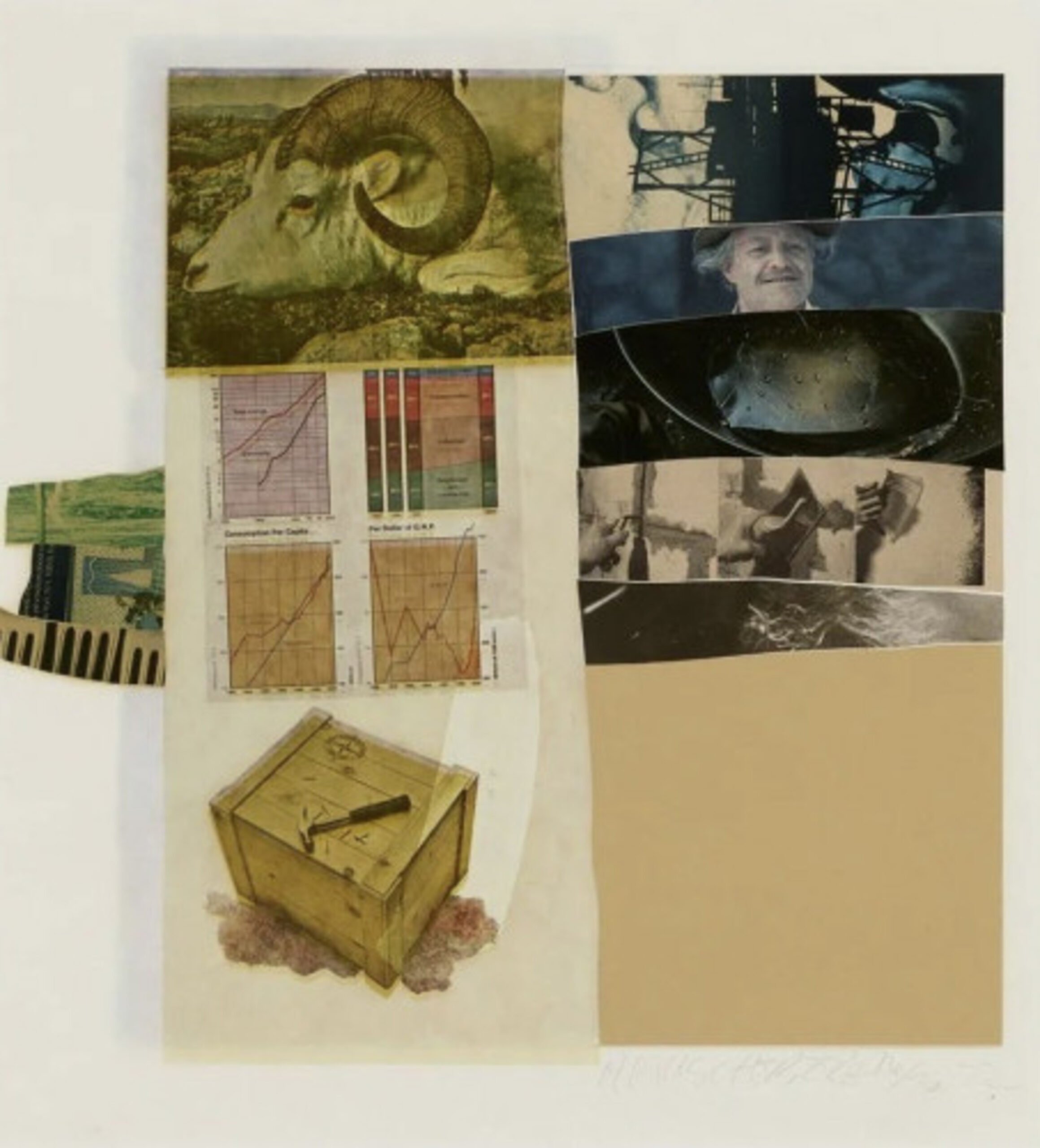 Horsefeathers Thirteen I by Robert Rauschenberg