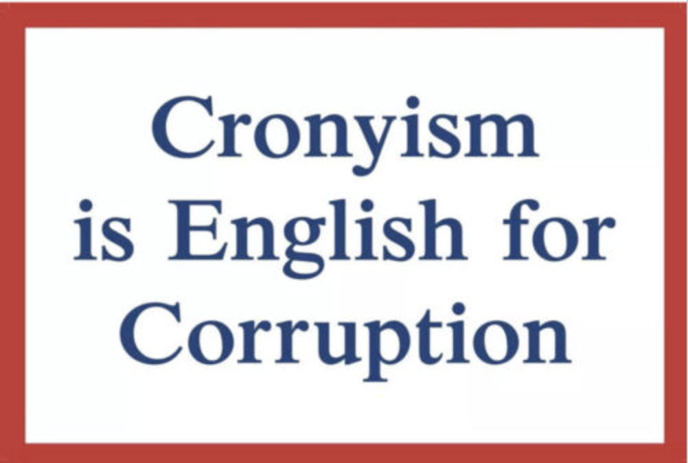 Jeremy Deller – Cronyism is English for Corruption by Jeremy Deller