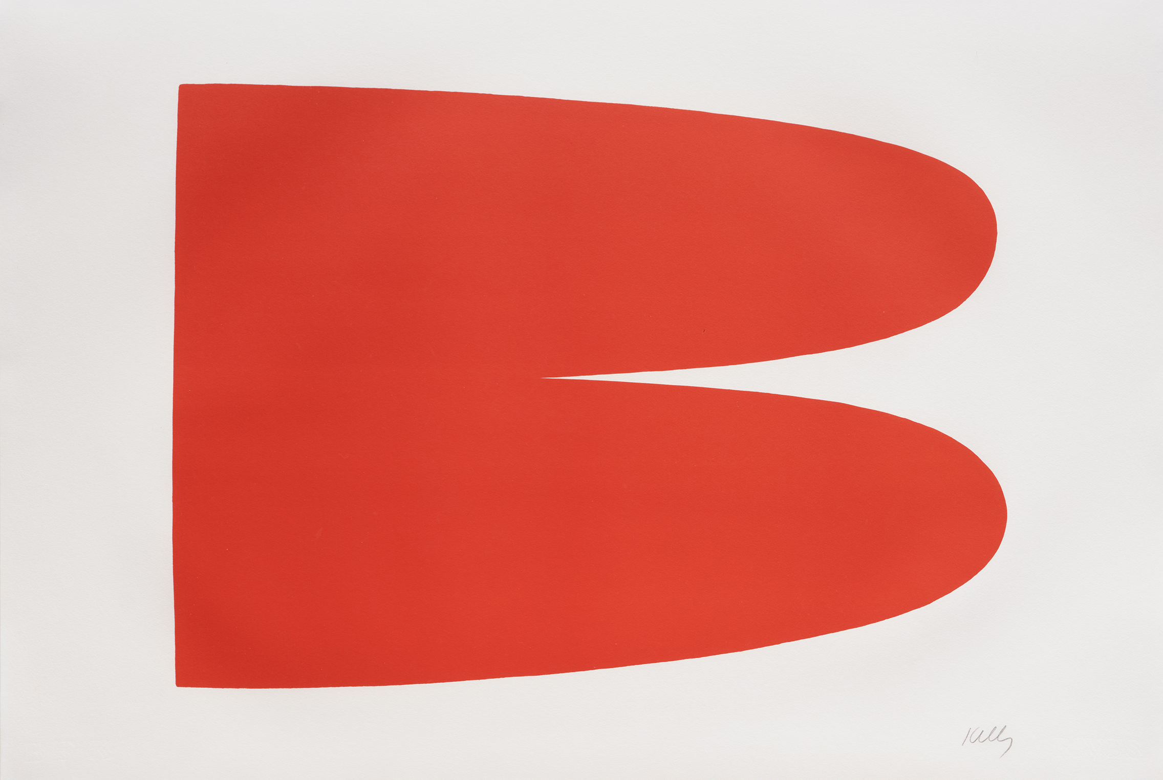 Red-Orange by Ellsworth Kelly