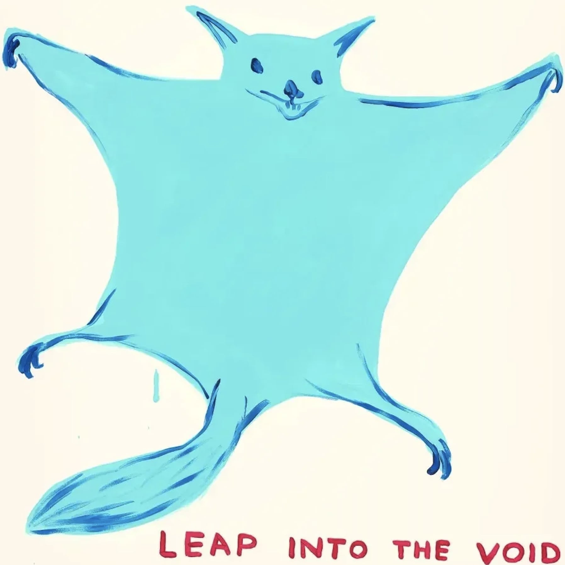 Leap Into The Void by David Shrigley