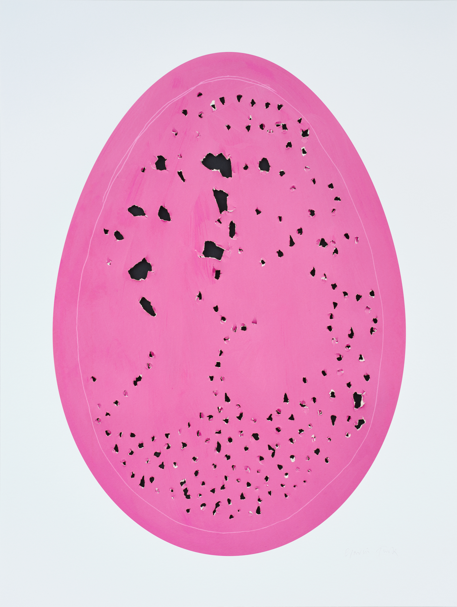 Holy Eggs (Pink) by Gavin Turk