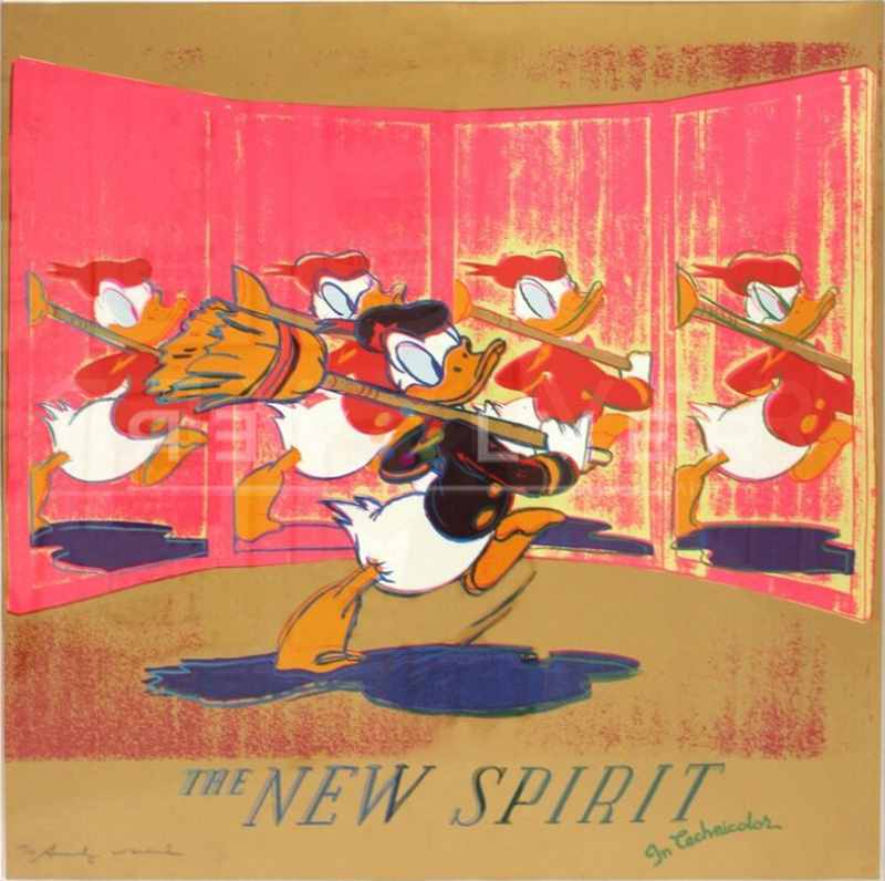 The New Spirit (Donald Duck) by Andy Warhol