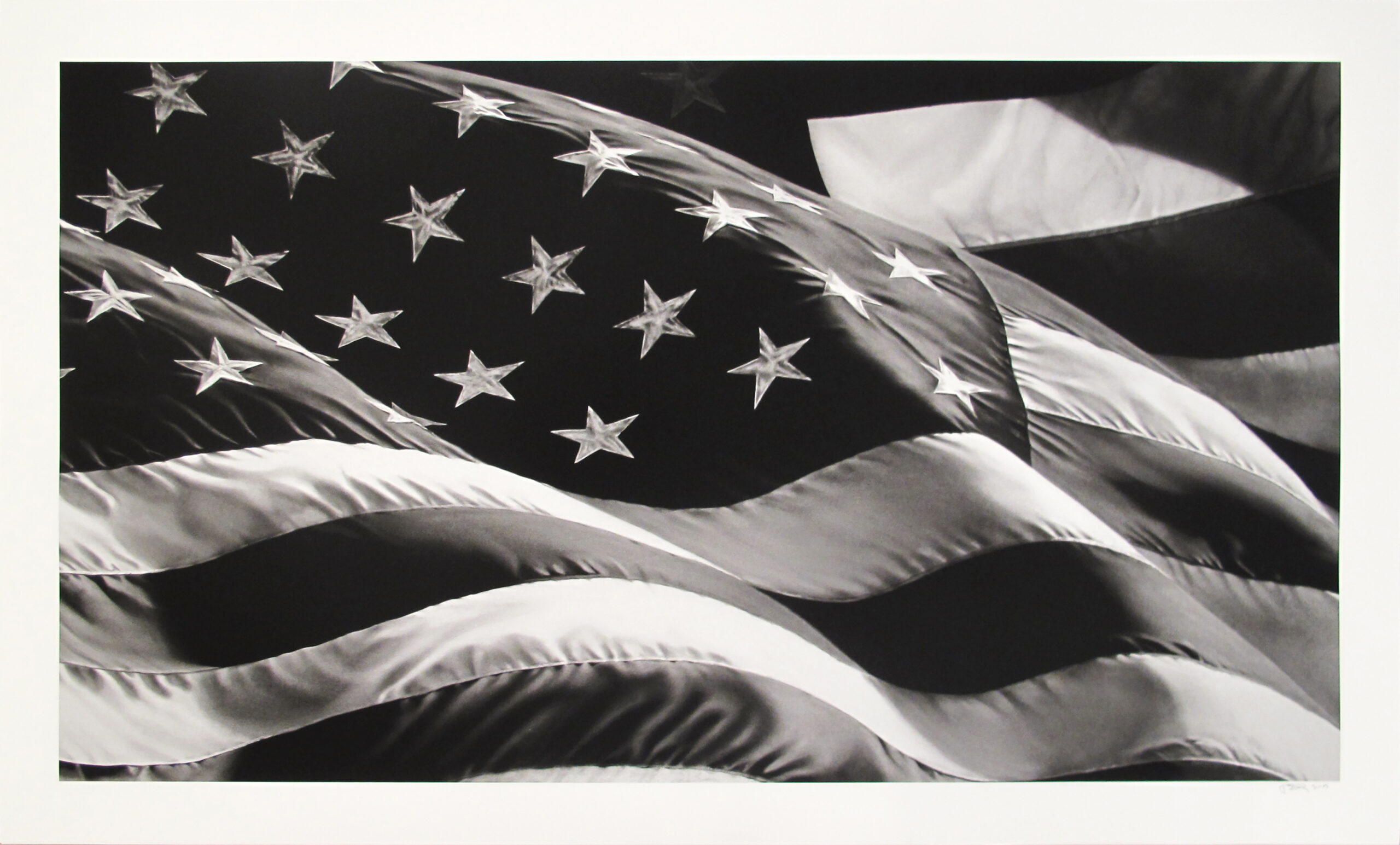 Untitled (Flag) by Robert Longo